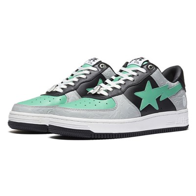 BAPE STA Grey Black Mint Sneakers 1H70-191-002 | Modern Streetwear Icon