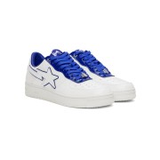 BAPE STA Weiß-Blaue Sneaker 001FWJ302017I-NVY | Ikonisches Streetwear-Highlight