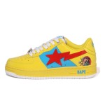 BAPE STA x Marvel Thor Sneakers with Yellow, Red, and Blue Design