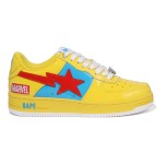 BAPE STA x Marvel Thor Sneakers with Yellow, Red, and Blue Design