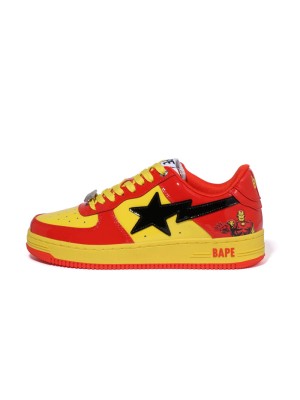 BAPE STA x Marvel アイアンマン スニーカー 1I73-191-902｜ヒーロー風ストリートウェアの定番