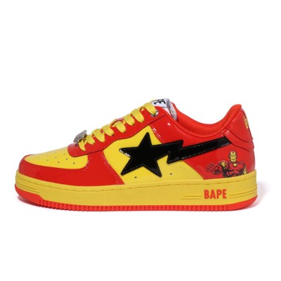 BAPE STA x Marvel Iron Man Sneakers 1I73-191-902 | Heroic Streetwear Classic