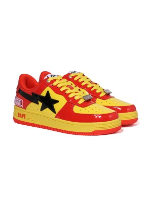 BAPE STA x Marvel 아이언맨 스니커즈 1I73-191-902 | 영웅적인 스트릿웨어 클래식