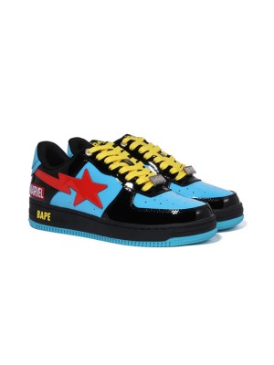 BAPE STA x Marvel 블랙 위도우 스니커즈 1I73-191-907 | 히어로 스트릿웨어 아이콘