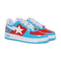 BAPE STA x Marvel Captain America Sneakers 1I73-191-903 | Heroic Streetwear Icon