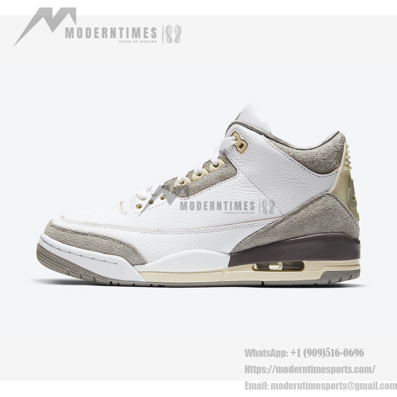 A Ma Maniere x Air Jordan 3 Retro SP "White Cream" Sneakers