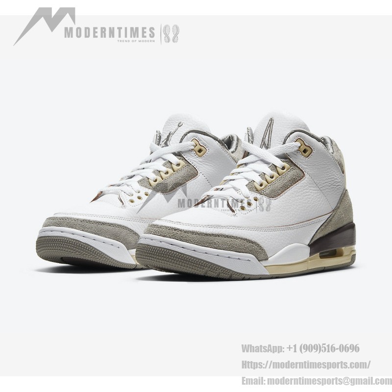 A Ma Maniere x Air Jordan 3 Retro SP "White Cream" Sneakers