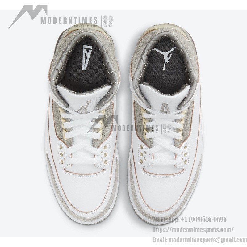 A Ma Maniere x Air Jordan 3 Retro SP "White Cream" Sneakers