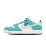 Nike x Kasina Dunk Low 'Road Sign' CZ6501-101 - Road Sign Collaboration Sneakers in Sail, Blue, and Red