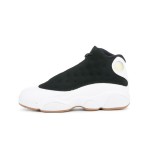 Air Jordan 13 Retro 439669-021 Black and White basketball sneakers with premium materials and sleek design