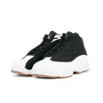 Air Jordan 13 Retro 439669-021 Black and White basketball sneakers with premium materials and sleek design