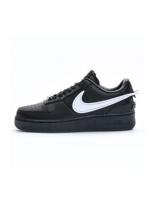 AMBUSH x Nike Air Force 1 Low ブラックスニーカー DV3464-001 – クラシックと現代的スタイルの融合