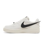 AMBUSH x Nike Air Force 1 Low 'Phantom' - Off-White Sneakers with Extended Black Swoosh