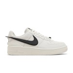 AMBUSH x Nike Air Force 1 Low 'Phantom' - Off-White Sneakers with Extended Black Swoosh