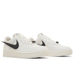 AMBUSH x Nike Air Force 1 Low 'Phantom' - Off-White Sneakers with Extended Black Swoosh