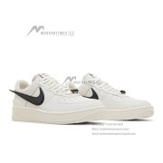 AMBUSH x Nike Air Force 1 Low 'Phantom' - Stylish Off-White Sneakers with Extended Black Swoosh | DV3464-002