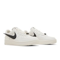 AMBUSH x Nike Air Force 1 Low 'Phantom' - Stylish Off-White Sneakers with Extended Black Swoosh | DV3464-002