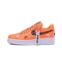 Nike Air Force 1 Low AR7719-800 - Bold Just Do It Orange Edition with Graphic Overlays