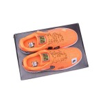 Nike Air Force 1 Low AR7719-800 - Orange Sneakers with Bold Just Do It Graphics