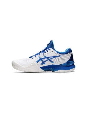 ASICS Court FF 2 1041A343-960 Novak Tennisschuhe Herren Hohe Leistung Komfort Weiß Blau