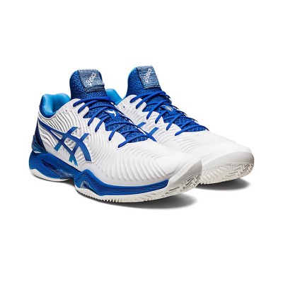 ASICS Court FF 2 1041A343-960 Novak Tennis Shoes Men’s High Performance Comfort White Tuna Blue