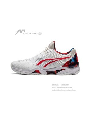 ASICS Court FF 1041A202-110 Novak Tennis Shoes High Performance White Classic Red Limited Edition