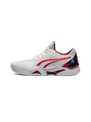 ASICS Court FF 1041A202-110 Novak テニスシューズ 高性能 ホワイトレッド 限定デザイン