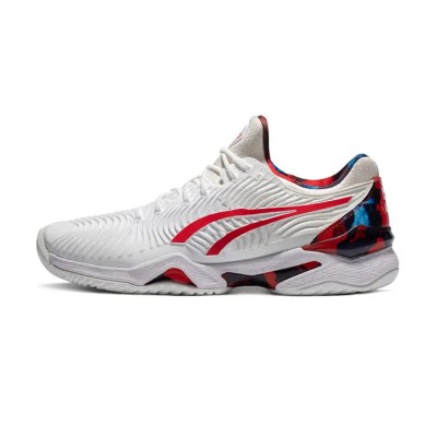 ASICS Court FF 1041A202-110 Novak Tennis Shoes High Performance White Classic Red Limited Edition