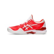 ASICS Court FF Novak 1041A089-800 Professional Tennis Shoes - High Performance Stability and Cushioning Design in Red and White