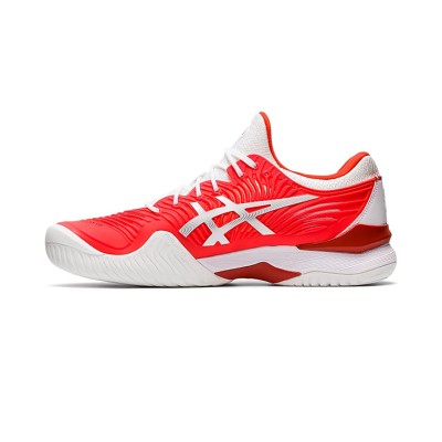 ASICS Court FF Novak 1041A089-800 Professional Tennis Shoes - High Performance Stability and Cushioning Design in Red and White