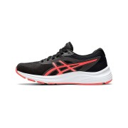 ASICS Patriot 12 1012A724-004 レディースランニングシューズ - 軽量で快適、通気性抜群のブラックとピンクデザイン