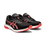 ASICS Patriot 12 1012A724-004 ブラックとピンクのレディースランニングシューズ