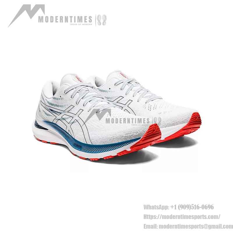 ASICS Gel-Kayano 29 1011B440-101 러닝화 화이트 딥 오션 디자인