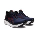 ASICS Gel-Nimbus 25 1011B547-401 Men's Running Shoes in Midnight Blue and Electric Red