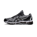 ASICS GEL-Quantum 360 6 1021A337-100 Black White Gray Full-GEL Cushioning Running Shoes