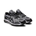 ASICS GEL-Quantum 360 6 1021A337-100 Black White Gray Full-GEL Cushioning Running Shoes