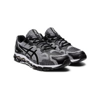 ASICS GEL-Quantum 360 6 1021A337-100 Black White Gray Full-GEL Cushioning Running Shoes Superior Comfort and Classic Design