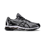 ASICS GEL-Quantum 360 6 1021A337-100 Black White Gray Full-GEL Cushioning Running Shoes