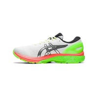 ASICS Gel-Kayano 27 Lite-Show 1011A885-100 ランニングシューズ ハイパフォーマンス ホワイト カラフルソールデザイン