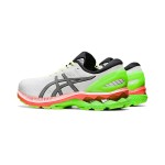 ASICS Gel-Kayano 27 Lite-Show 1011A885-100 Laufschuhe Weiß Bunte Sohle