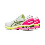 ASICS Gel-Kayano 27 Lite-Show 1012A761-100 러닝화 화이트 컬러풀 솔 디자인