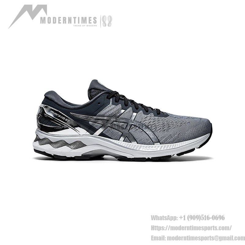 ASICS Gel-Kayano 1011A887-020 27 Platinum Stability Running Shoes Sheet Rock Silver Design