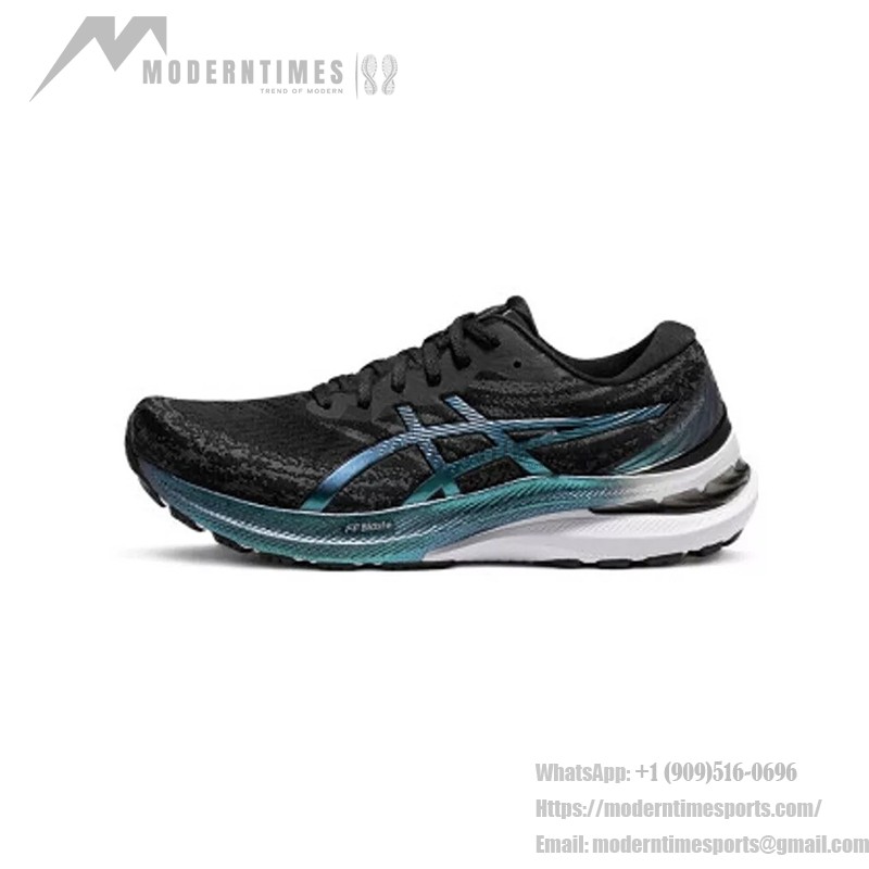 ASICS Gel-Kayano 1011B472-001 29 플래티넘 러닝화 블랙 블루 디자인