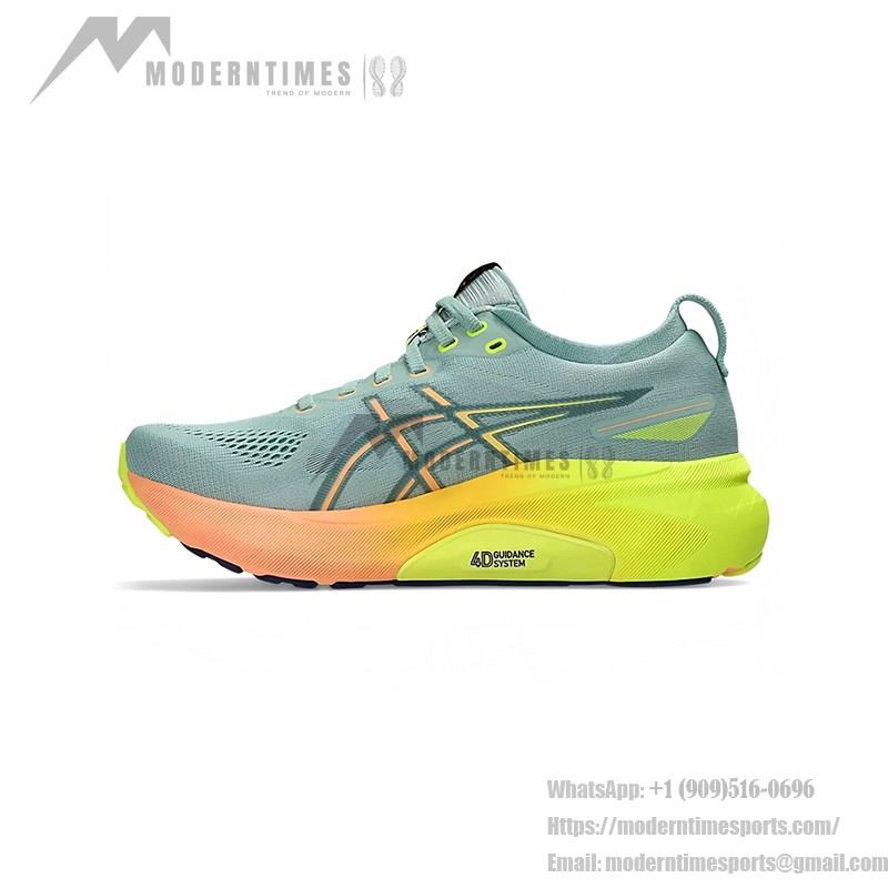 ASICS Gel-Kayano 31 1012B745-750 Women's Running Shoes in Mint Green and Neon Yellow