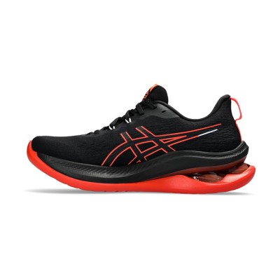 ASICS Gel-Kinsei Max 1011B696-002 メンズランニングシューズ - ブラック＆レッドの高性能軽量クッションデザイン