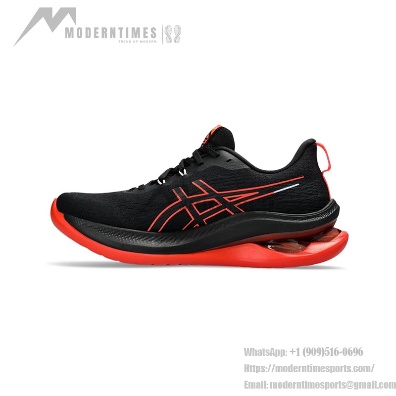 ASICS Gel-Kinsei Max 1011B696-002 Men's Running Shoes in Black and Red