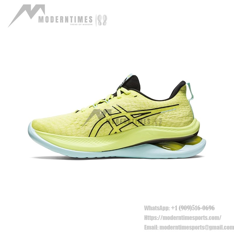 ASICS Gel-Kinsei Max 196074947-102 Men's Running Shoes in Neon Yellow and Mint Green