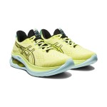 ASICS Gel-Kinsei Max 196074947-102 Men's Running Shoes in Neon Yellow and Mint Green