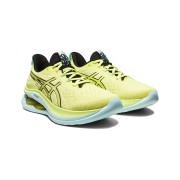 ASICS Gel-Kinsei Max 196074947-102 メンズランニングシューズ - 蛍光イエローとミントグリーンの高性能軽量クッションデザイン