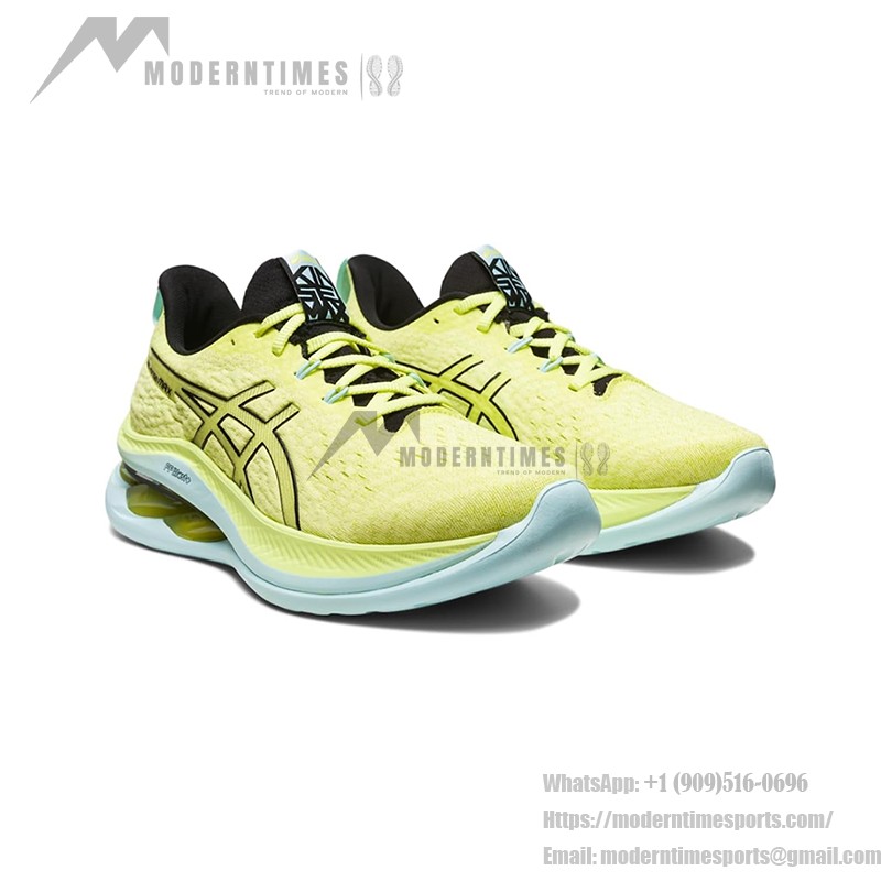 ASICS Gel-Kinsei Max 196074947-102 Men's Running Shoes in Neon Yellow and Mint Green